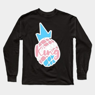 Pride'n'apple Trans King ! Long Sleeve T-Shirt